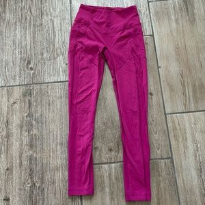 Lululemon swift speed high rise tight 25”. EUC.